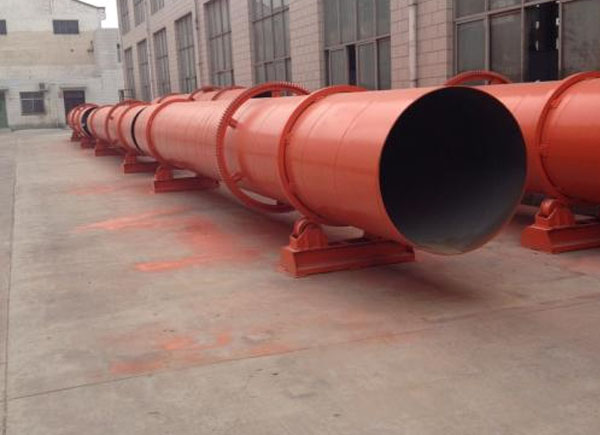 小型有機肥烘干機實拍